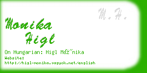 monika higl business card